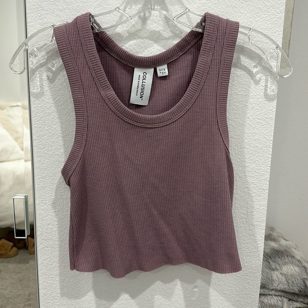 Women's Mauve Crop Top